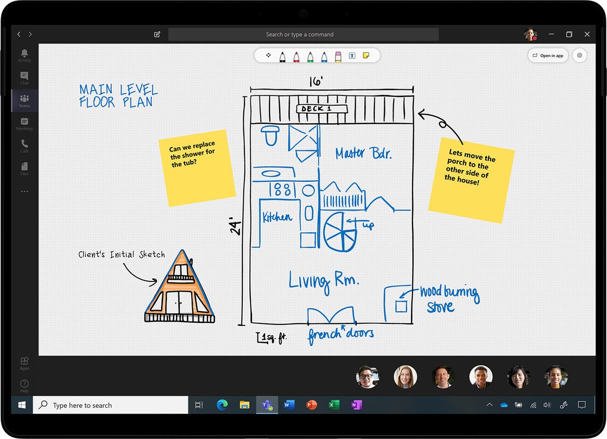 Microsoft Teams whiteboard