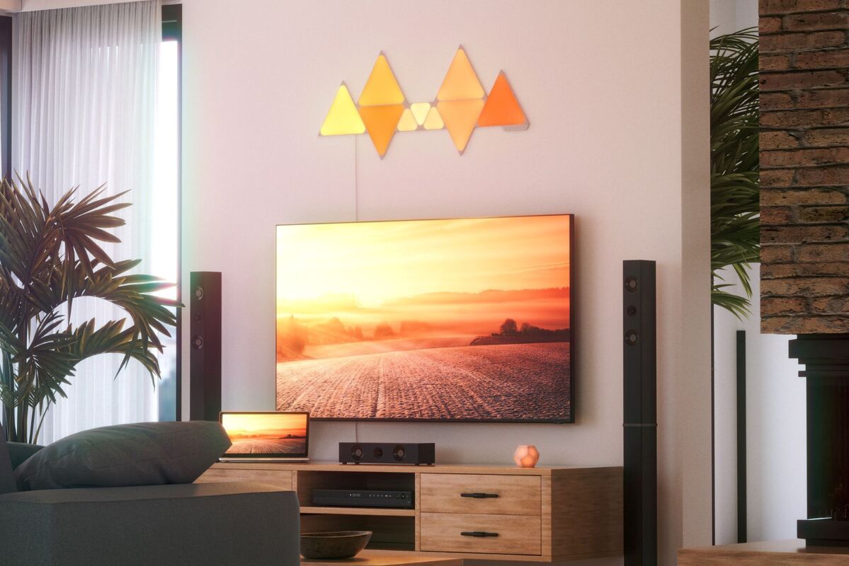 nanoleaf triangles and mini triangles