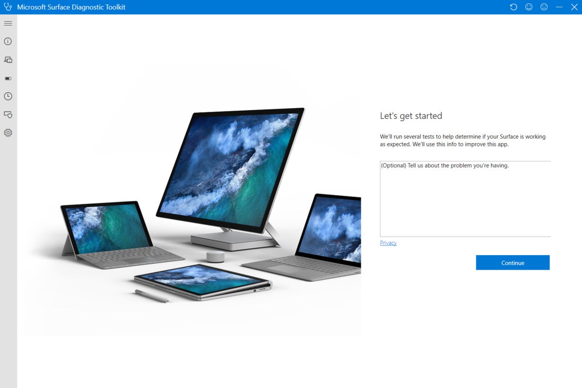 Microsoft Surface Laptop Go surface diagnostic toolkit
