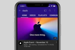 apple event nov10 iphone youtube