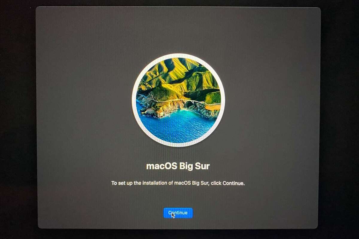 installing mac big sur