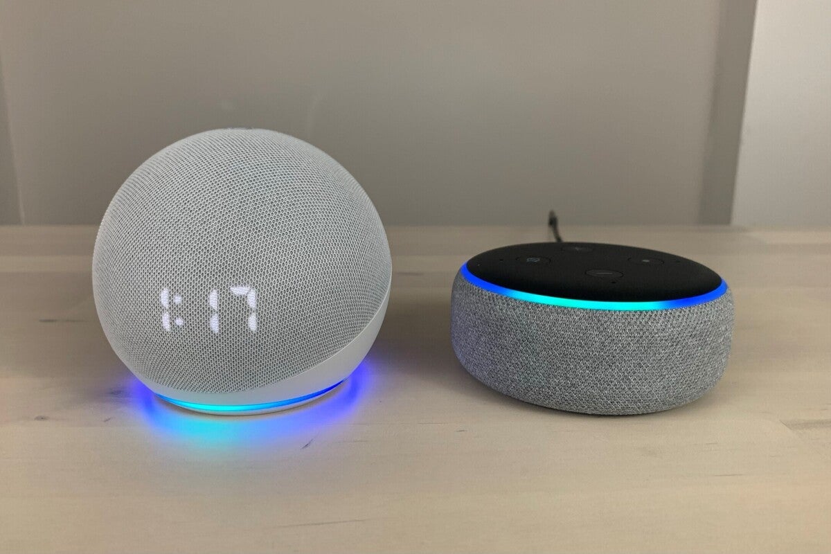 echo dot 4 led display