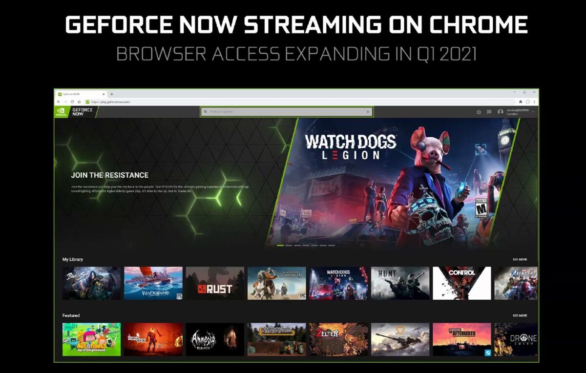 GeForce Now: Streaming Games not Supported in this Browser