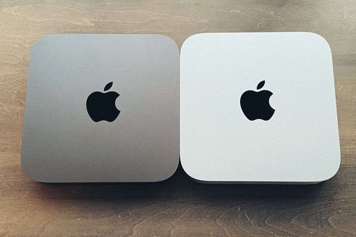 mac mini space gray silver