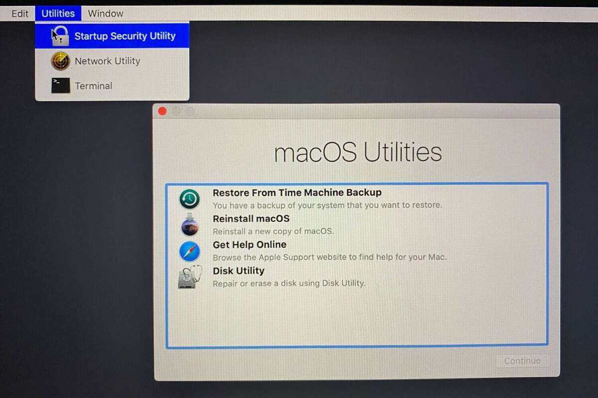 mac command for disk utility at startup