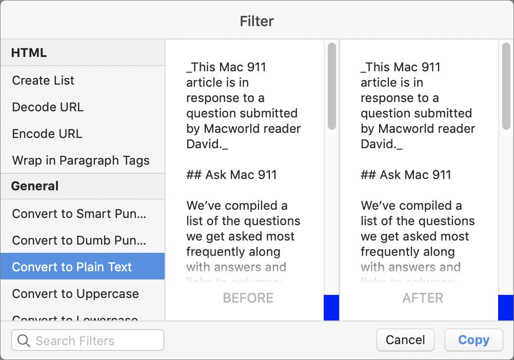 paste without formatting word mac