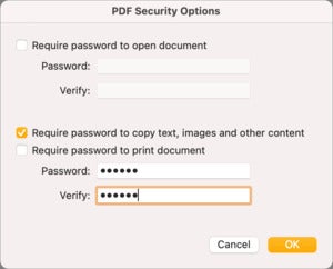 mac911 save as security options pdf