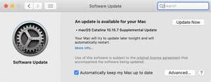macos catalina 10157su