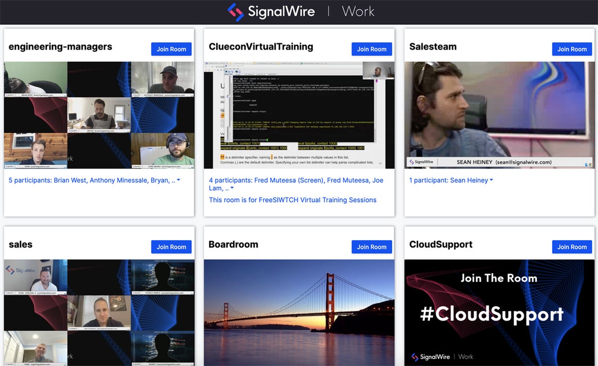 open source videoconferencing signalwire work
