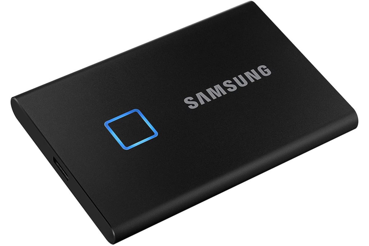 The Editors' Choice-winning Samsung T7 Touch Portable SSD is $70 off