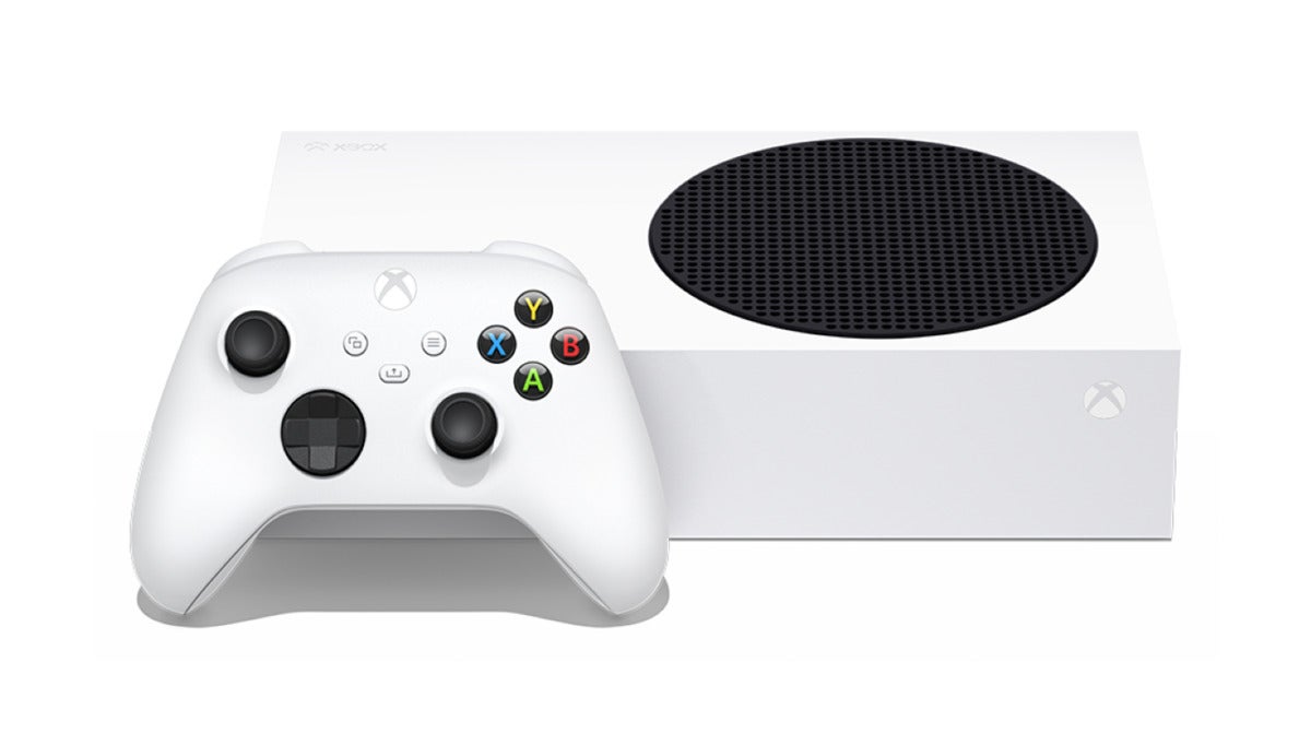 Microsoft Xbox series s control and console