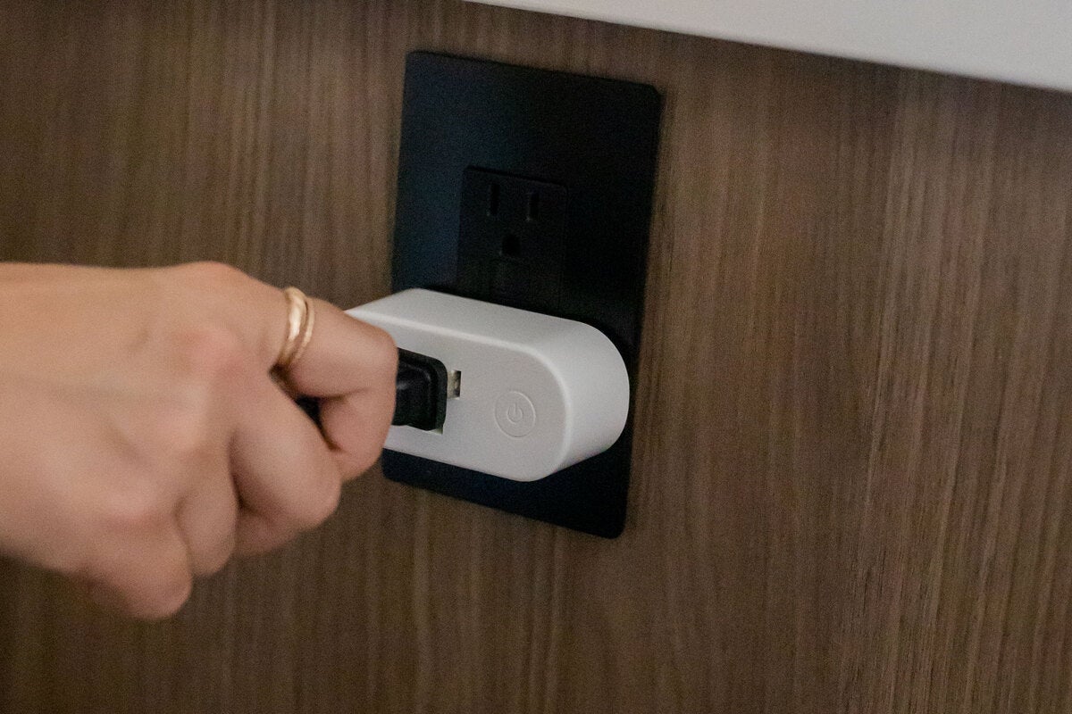 shelly smart plug installed 3