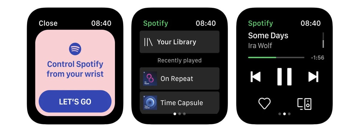 spotify apple watch