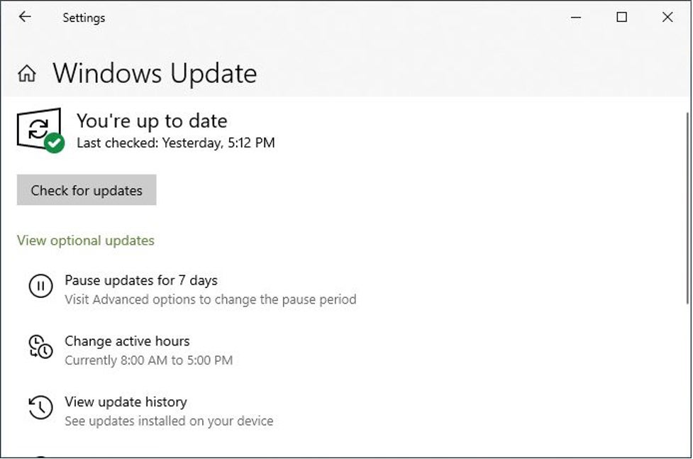 poser debut windows 10 update