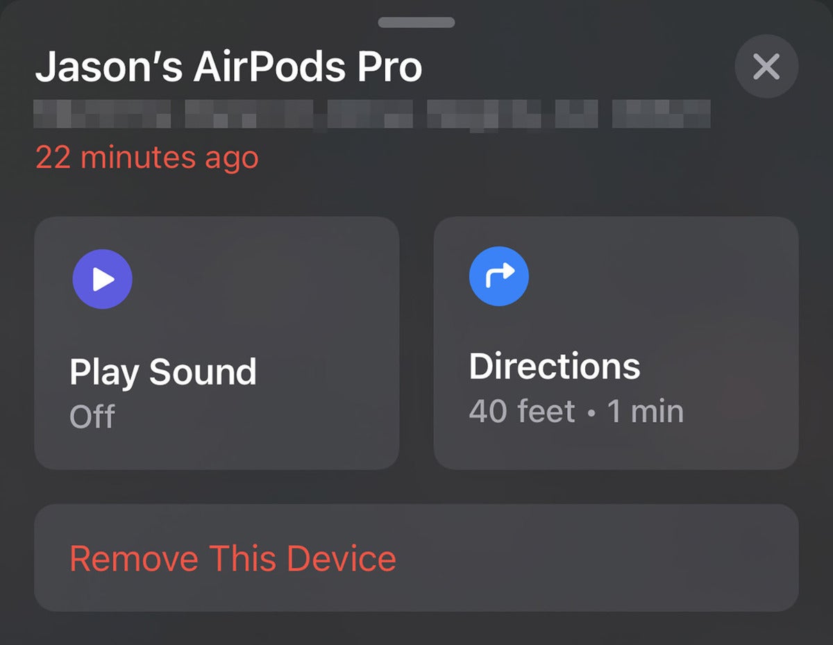 airpods find my
