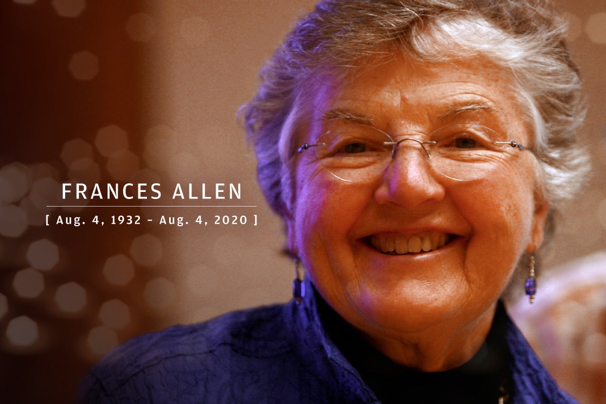CW  >  In Memoriam 2020  >  Frances Allen (Aug. 4, 1932 – Aug. 4, 2020)
