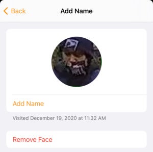 mac911 homekit face add