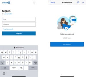 mobile authenticator large microsoft