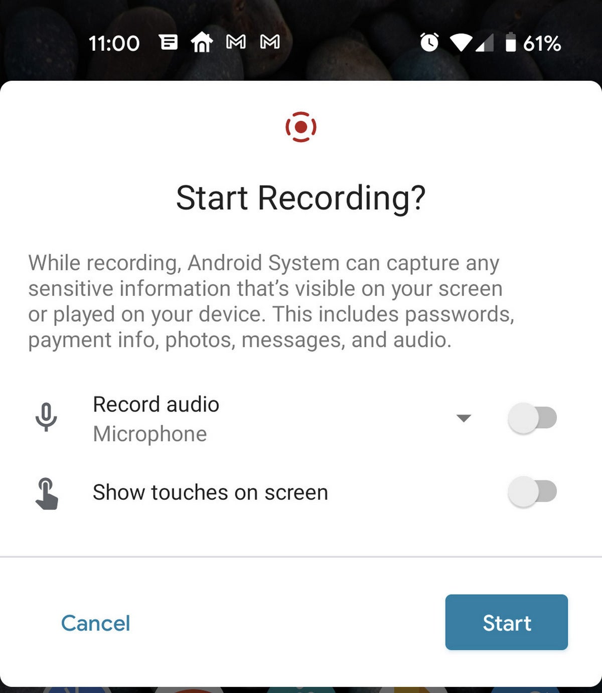 Android 11 recorder