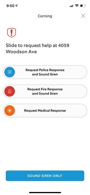 ring emergency response request