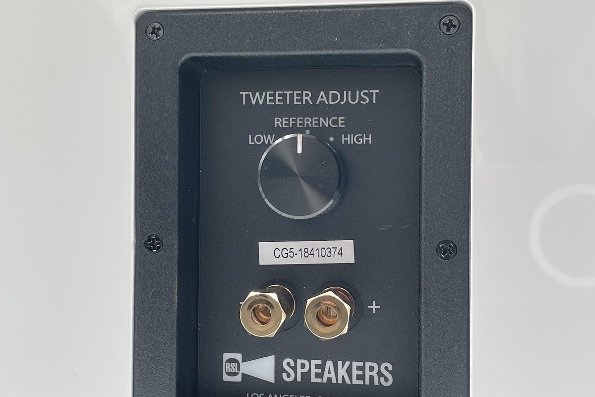 TGhe Tweeter Adjust dial comes in the default low position. I found the sound warmer but slightly un
