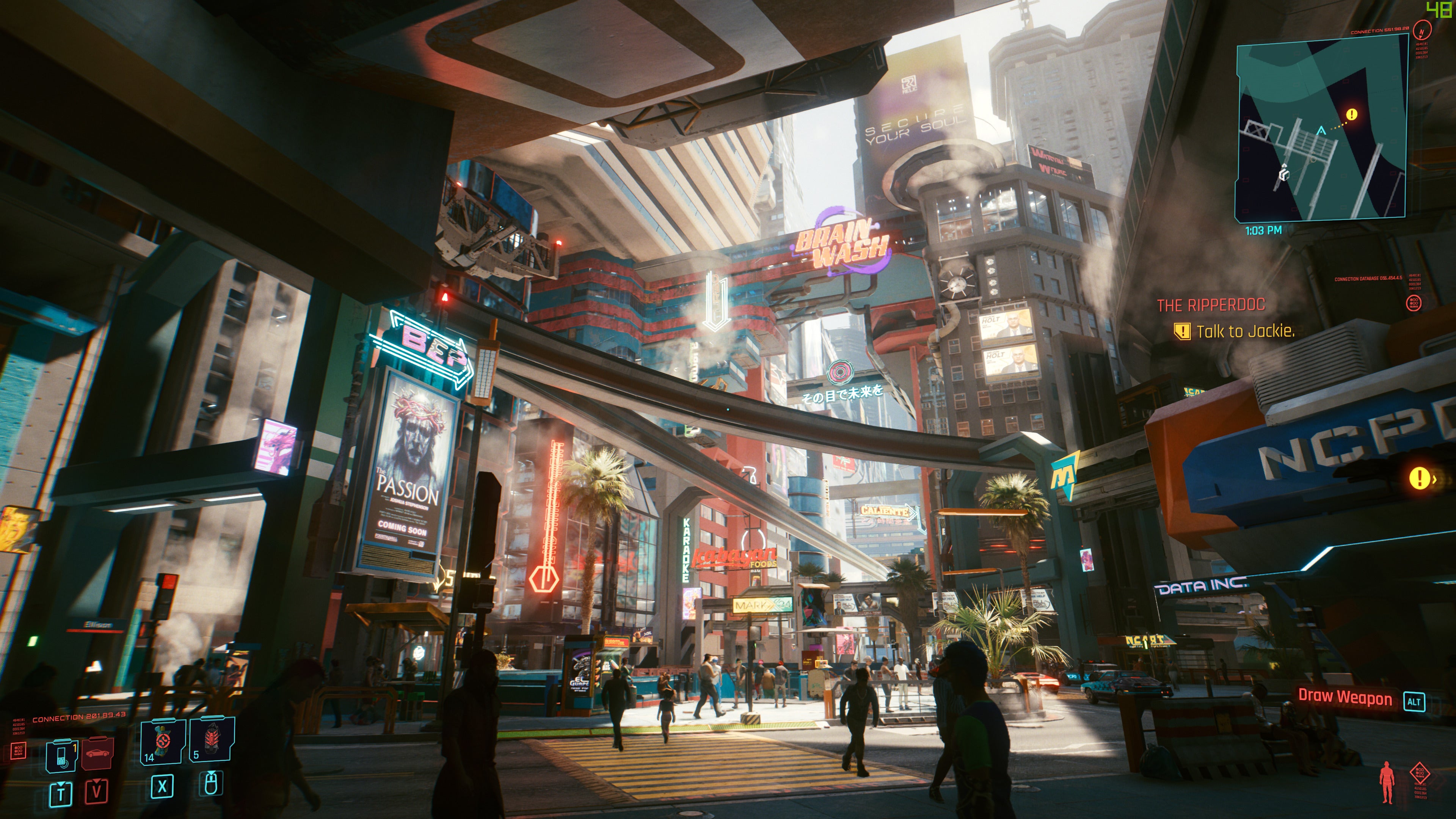 Cyberpunk 2077 review impressions: Basking in neon Night City streets ...