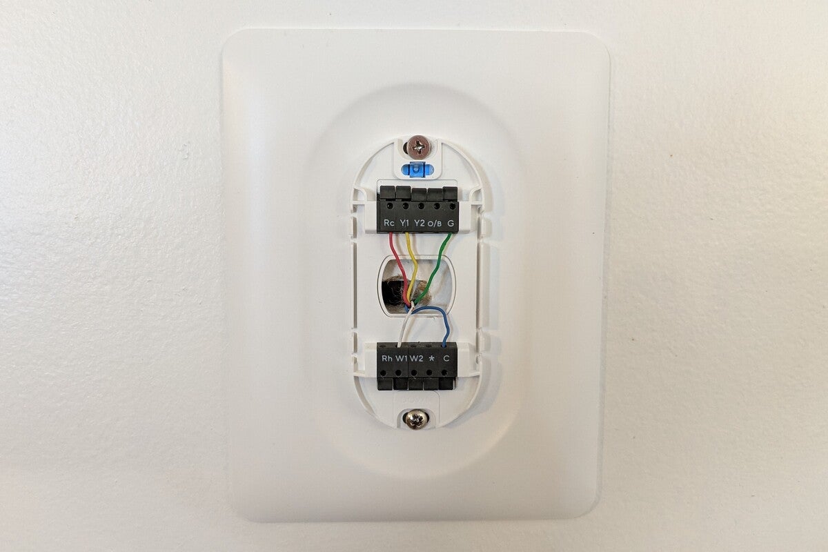 wyze smart thermostat connection panel