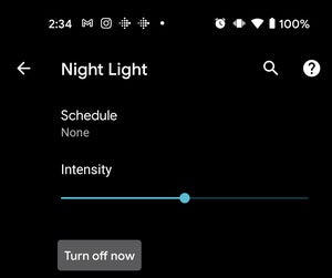 android phone helps you wind down night light