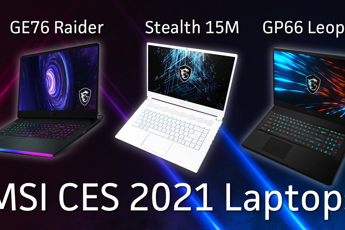 Msi Showcases Rtx-30 Series Laptop At Ces 2021 