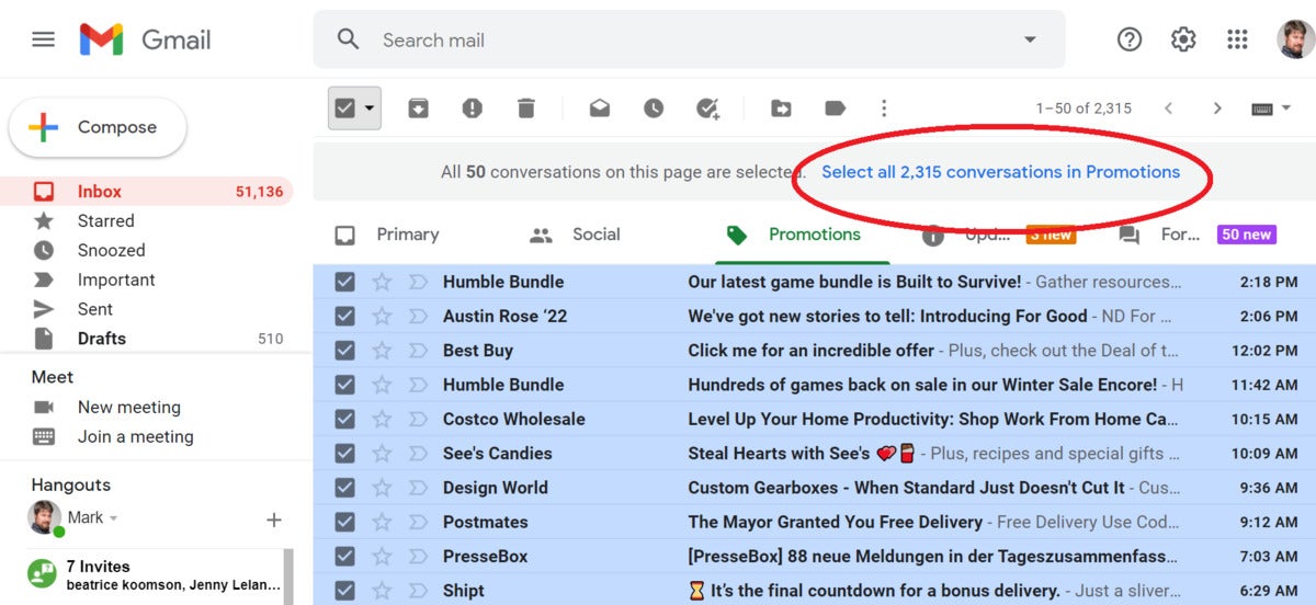 clean gmail inbox