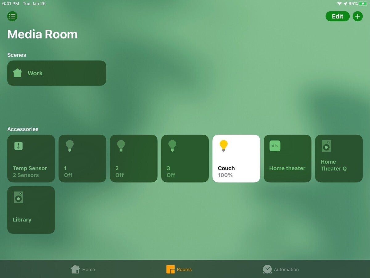 homekit room device control