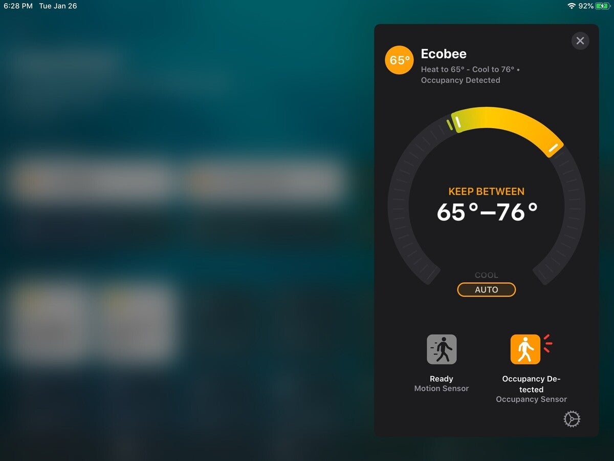 homekit thermostat status