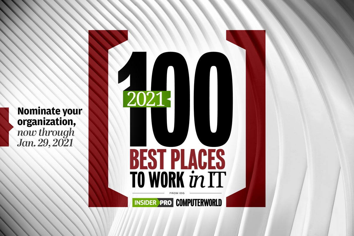 Image: Nominate an organization for the 2021 Best Places to Work in IT list!