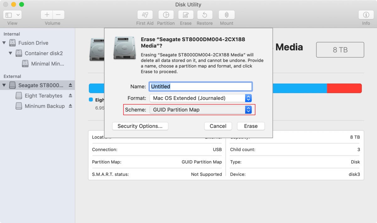 guid vs master boot record mac new hard drive