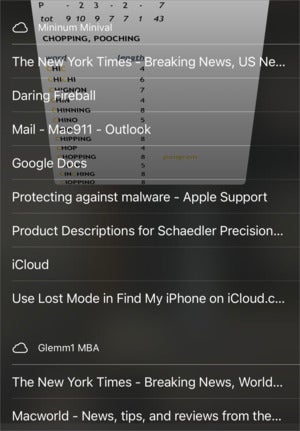 mac911 ios icloud tabs