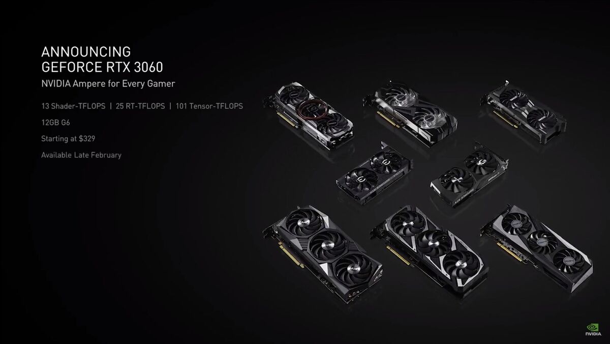 nvidia geforce rtx 3060 12gb