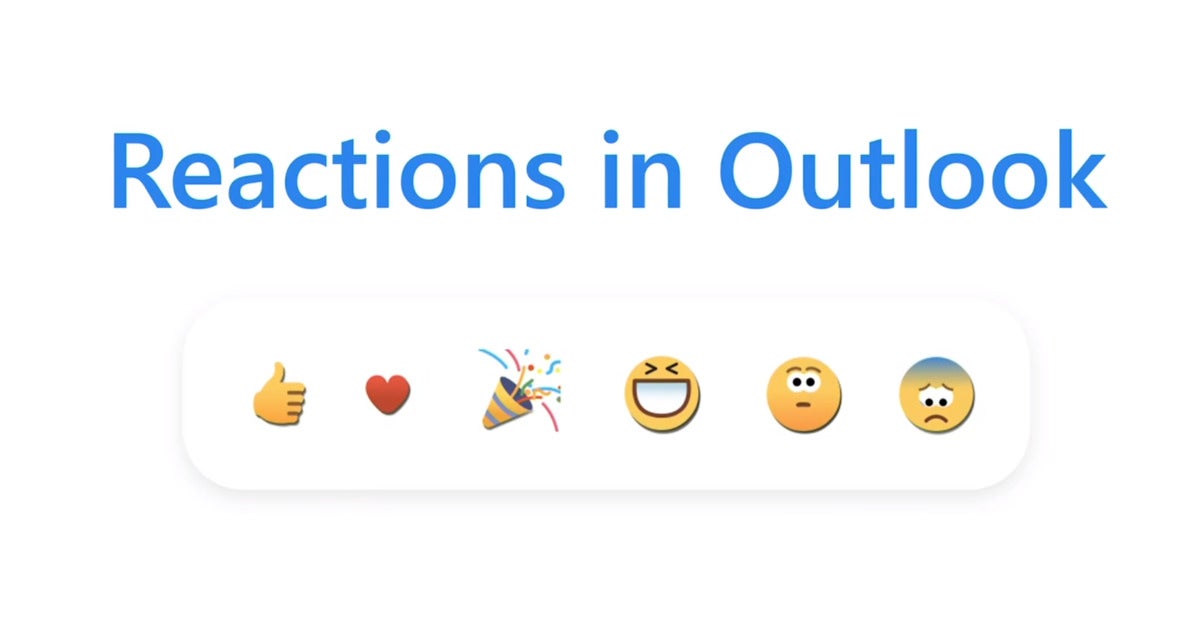 outlook reactions