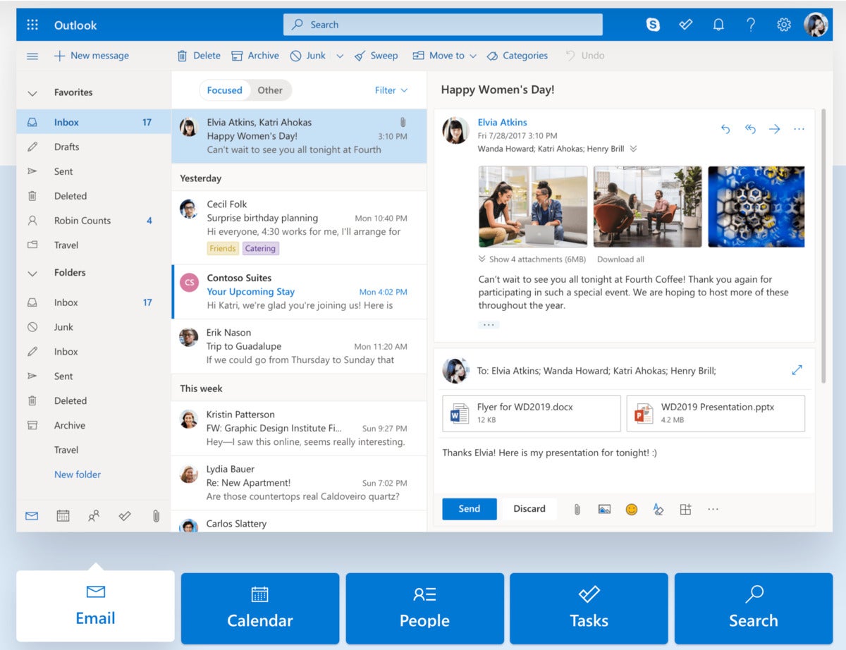 Microsoft's new Outlook app