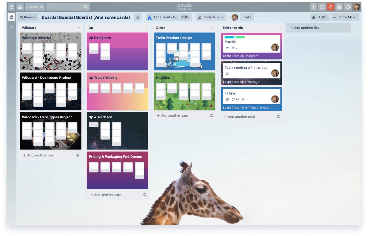 Trello mirror cards