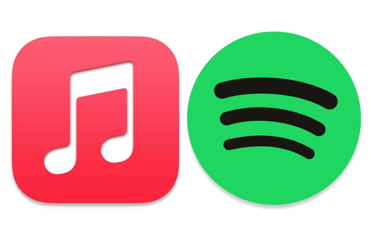 apple music spotify icons