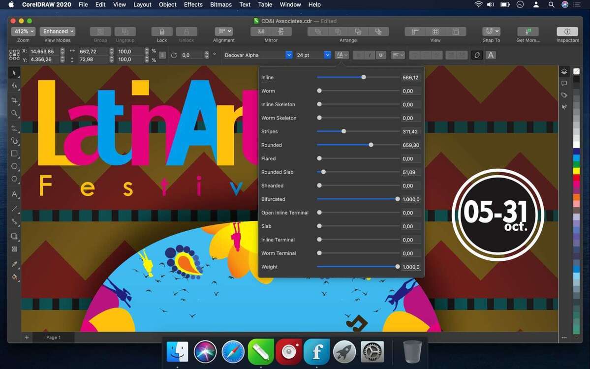coreldraw graphics suite 2020 for mac variable fonts