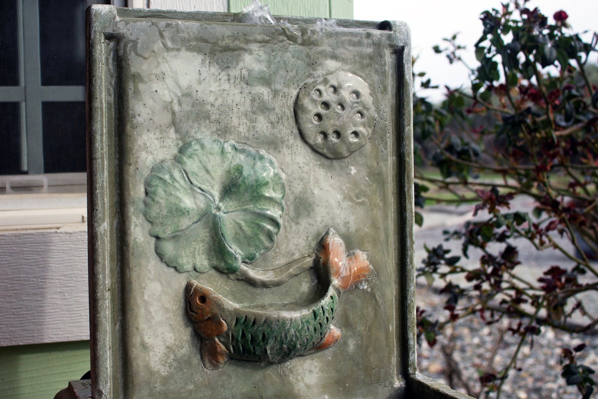 enbrighten stake controlling fountain