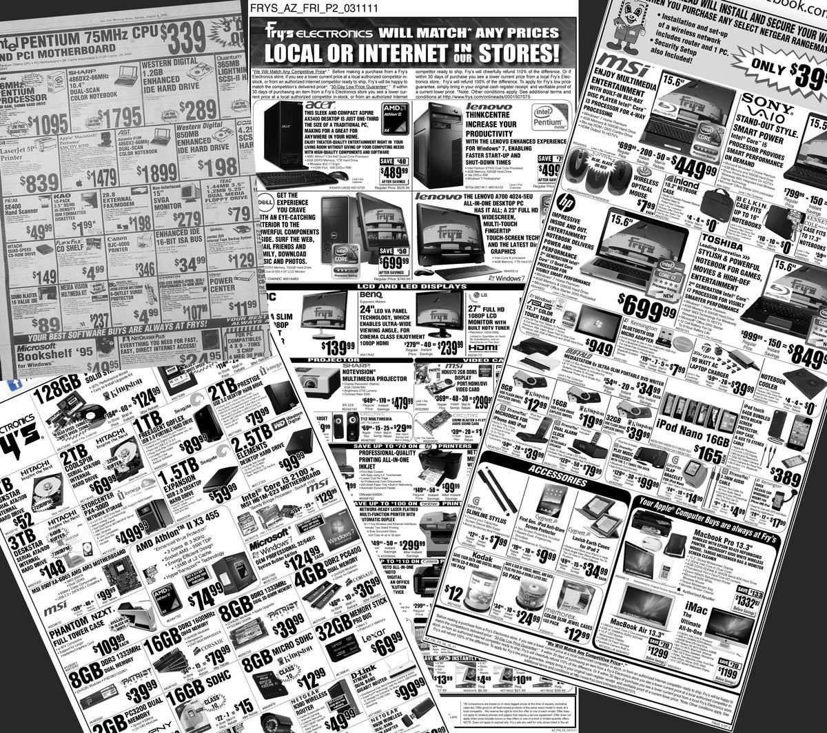 frys electronics newspaper ads circulars