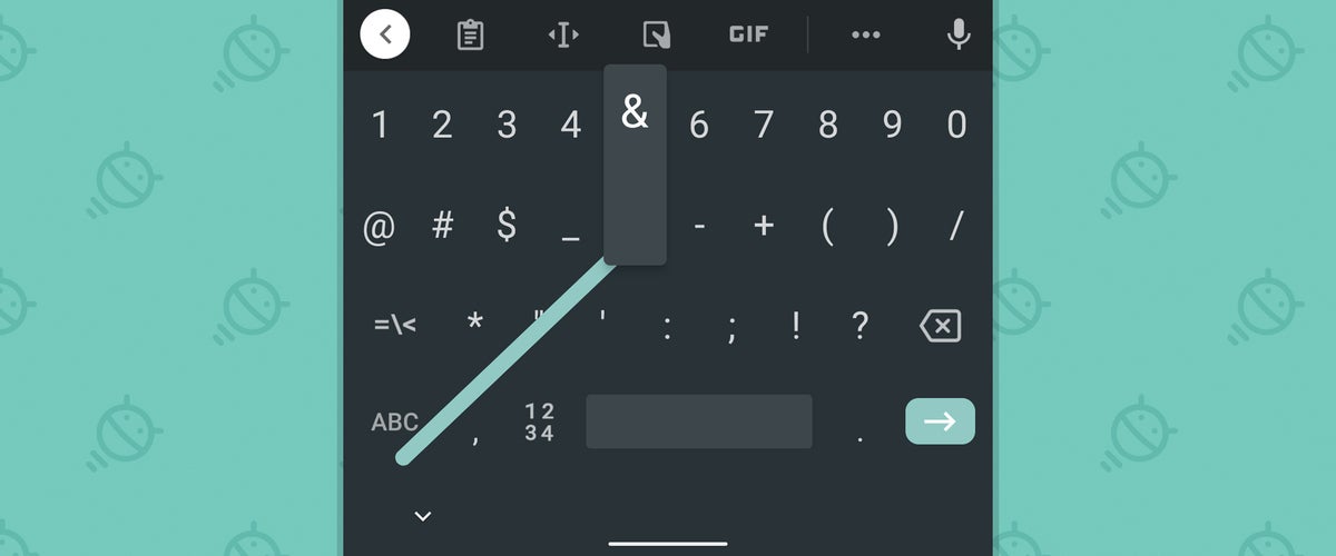 Gboard Android Keyboard: Characters
