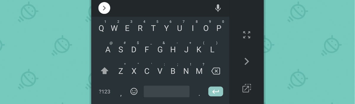 Gboard Android Keyboard: Float left