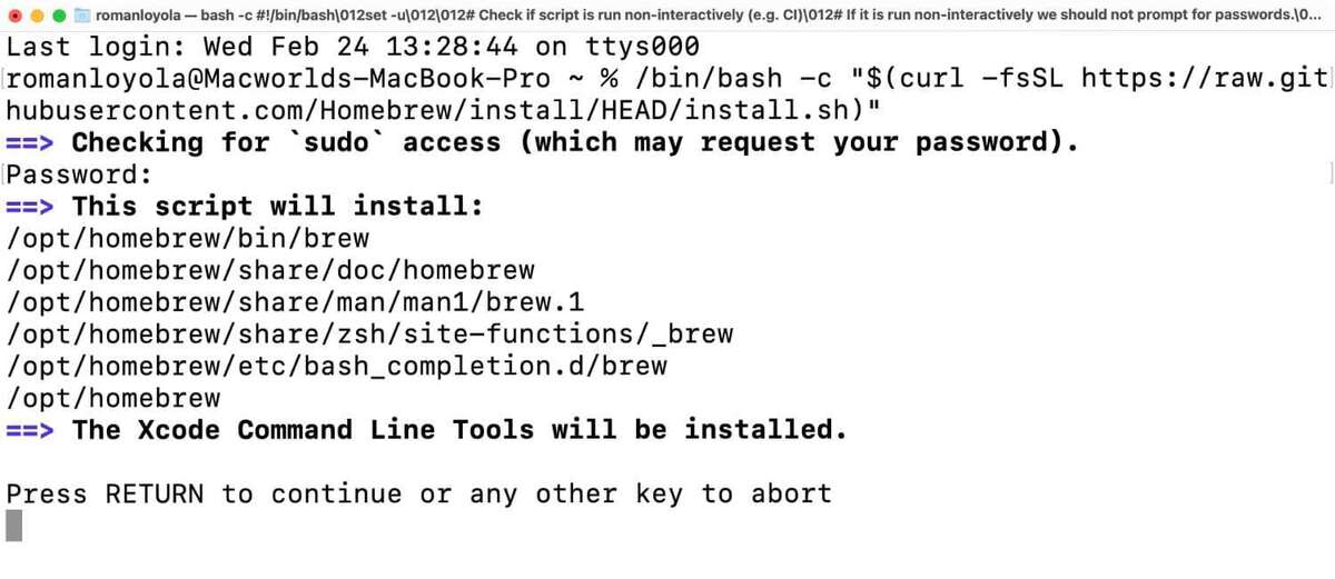 brew install sml