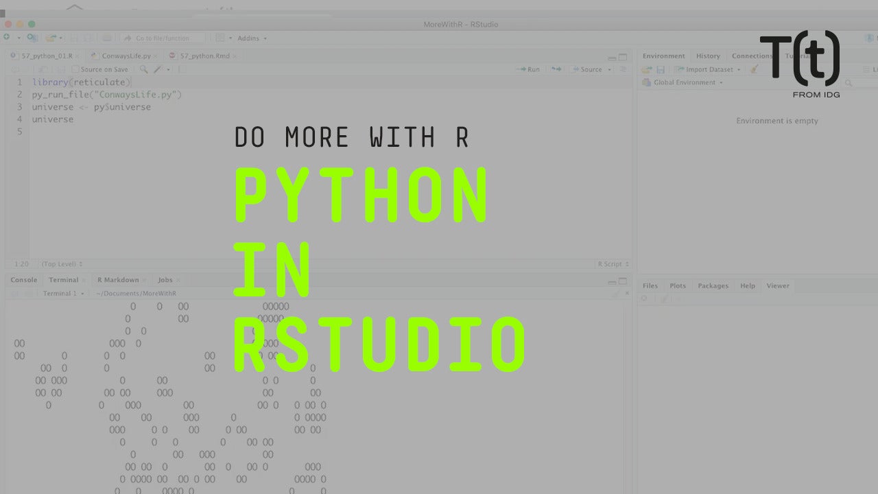 Image: How to set up Python in RStudio