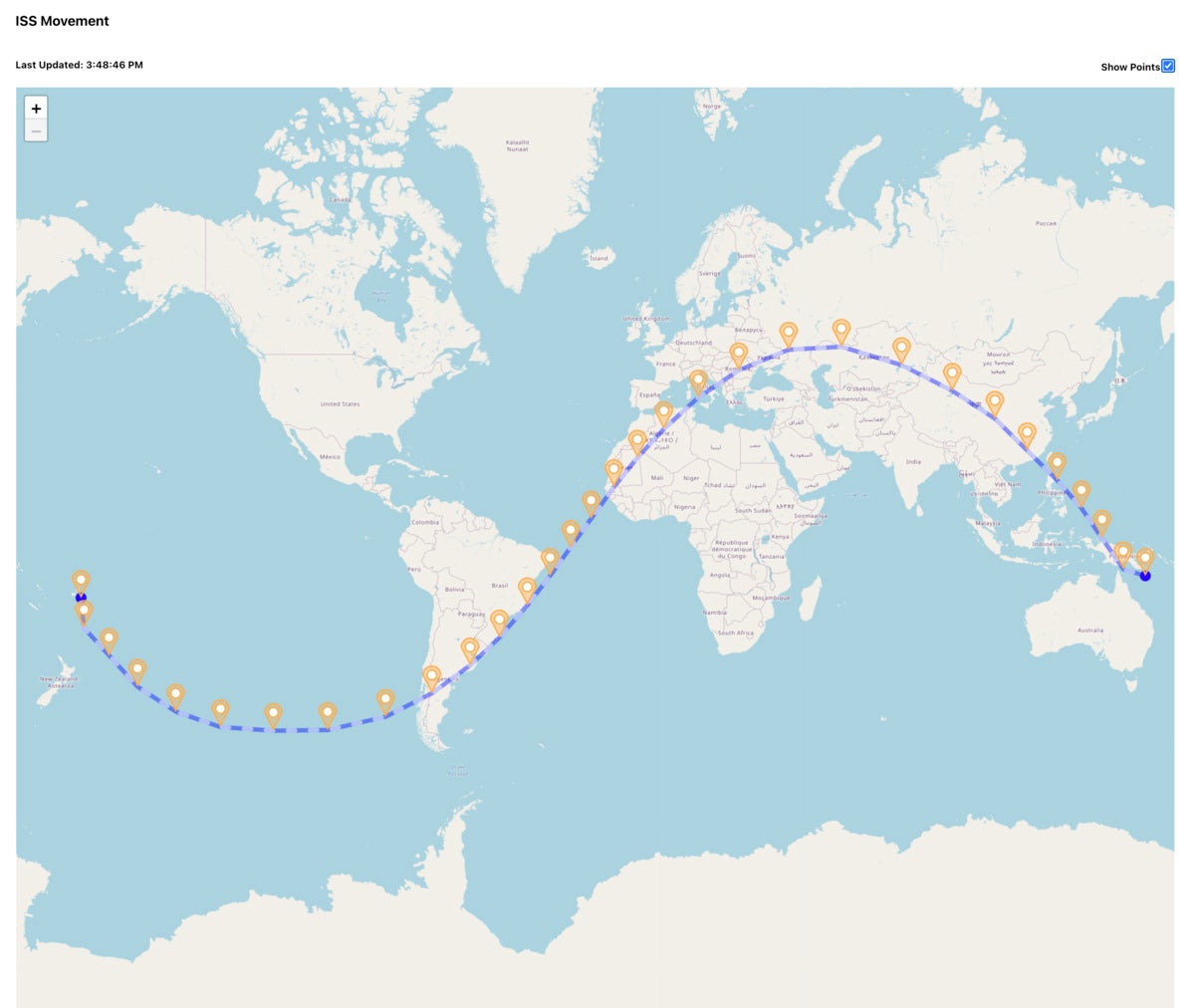 influxdata iss orbit