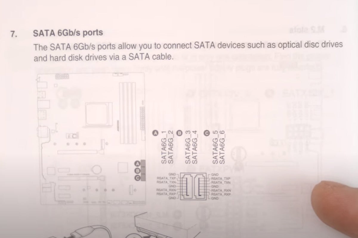 install sata ssd in pc read the manual identify sata 1 port