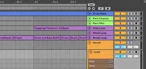 live arranger timeline